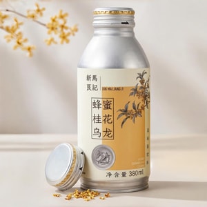 新马良记 蜂蜜桂花乌龙茶 380ml 【0糖0脂0卡】【真茶原叶萃取】