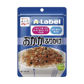 日本NAGATANIEN永谷园 A-LabelA标签系列 柴鱼片饭素 木鱼花拌饭香松 30g【不含小麦牛奶鸡蛋过敏原】【无香精色素】