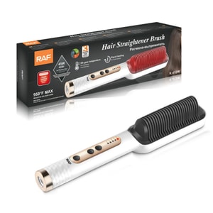 Hair straightening brush anion No damage to hair 1Unit