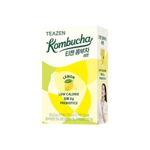 韩国 Teazen 康普茶0蔗糖低卡饮料 柠檬味 5g*10包入【富含乳酸菌益生元 一杯仅15卡 】
