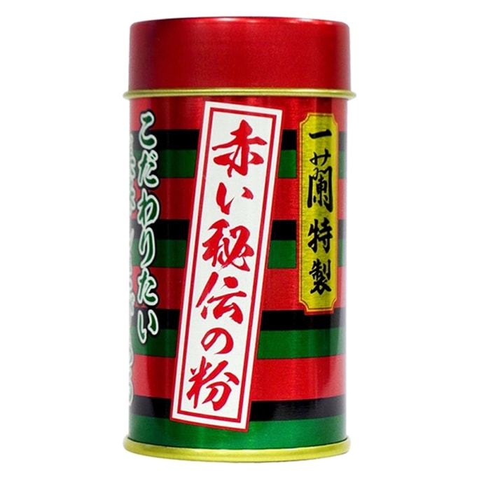 【日本からの直送】福岡一蘭ラーメン、日本、独自の秘伝チリパウダー、14g缶入り