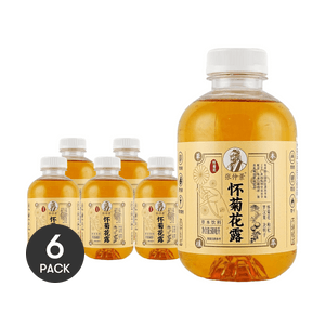 张仲景 怀菊花露 草本饮料 500ml *6【6份超值装】【0糖0卡0脂】【清热解暑 夏日必备】
