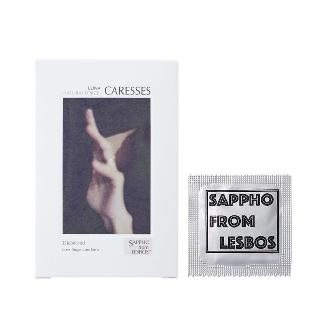 Natural Force Luna Caresses Finger Condom Ultra Thin Lubricated Latex Fingersex Cots 12 Count