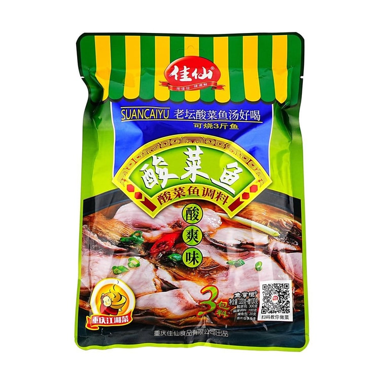 佳仙 酸菜魚調味料 320g【重慶特產】 2