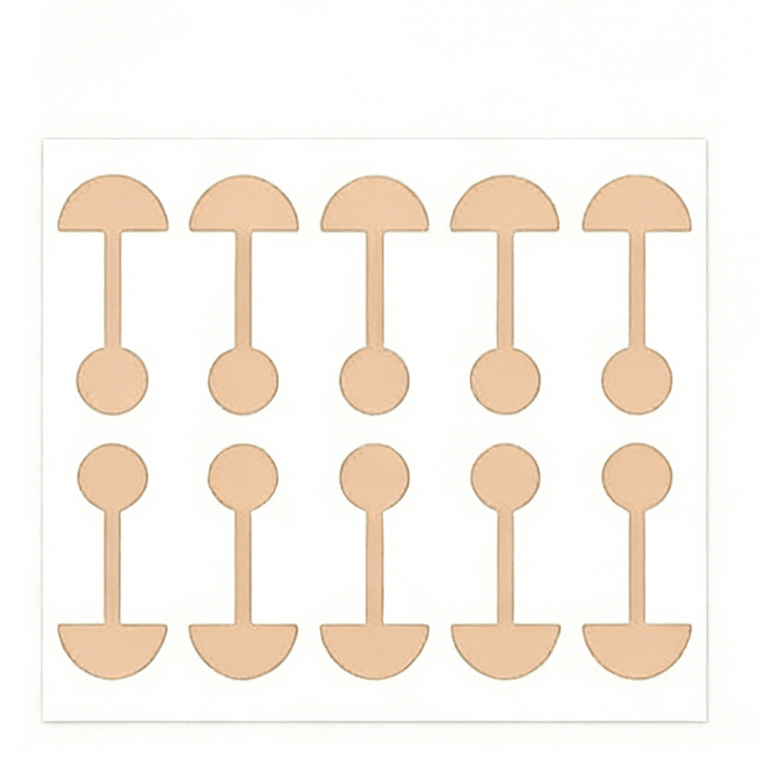 【中国直邮】 喜乐多优选 鼻贴小哑铃鼻翼缩小贴瘦鼻翼缘下拉神器睡觉塑形矫正贴*100枚