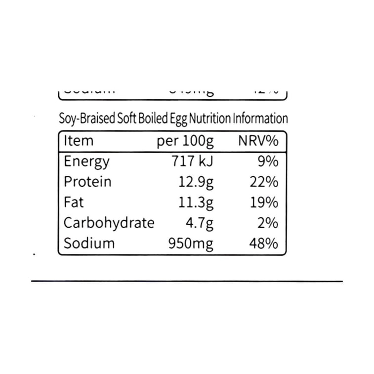 Soft-Boiled Eggs, Soy Sauce Braised Flavor, 7 Piece, 7.4 oz 6