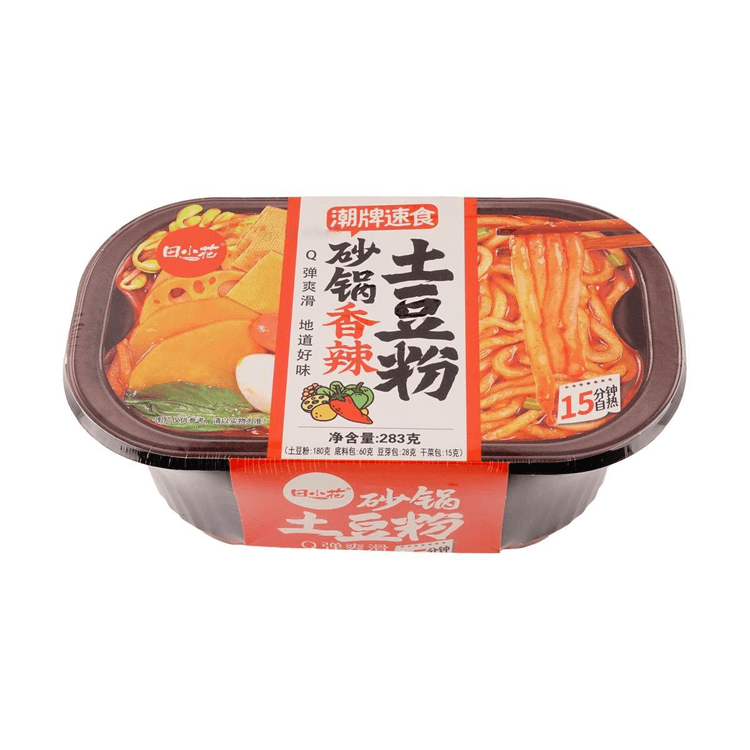 TianXiaoHua Self-Heating Potato Noodles - with Vegetables & Sauce