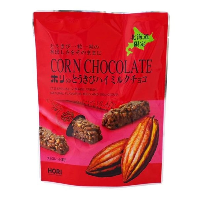 【日本北海道直邮】HORI CORN牛奶巧克力玉米脆 10个入