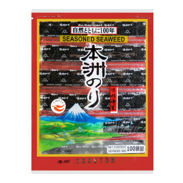 Honshu Spicy Seasoned Seaweed 100bags 90g - Yamibuy.com