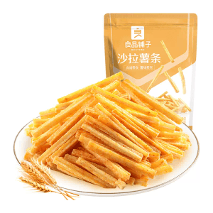 【中国直邮】良品铺子薯片沙拉薯条140g1网红爆款办公室休闲馋嘴零食小吃