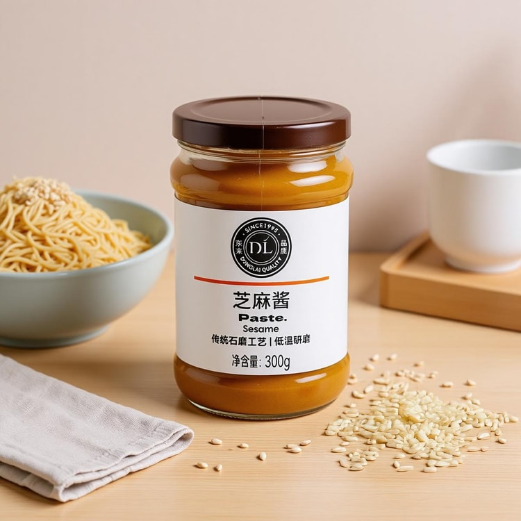 胖东来小磨芝麻酱300g【火锅麻辣烫蘸料】 - 亚米