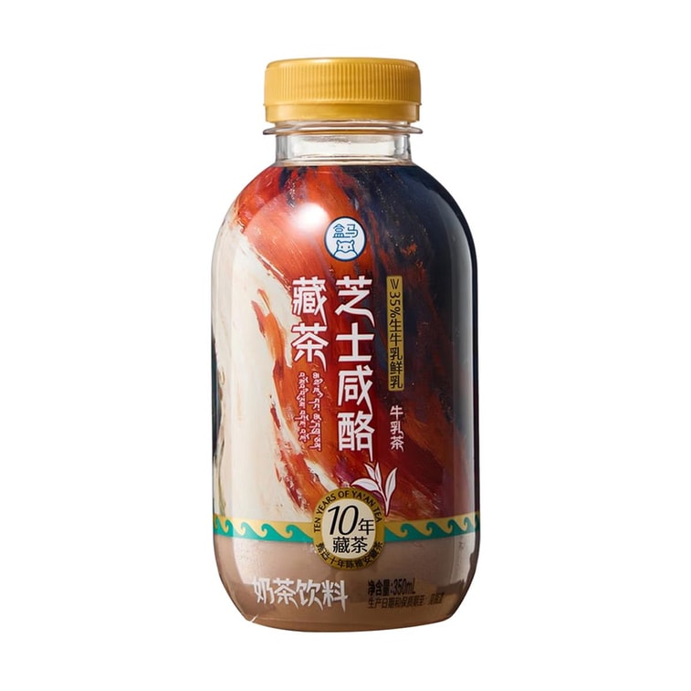 치즈 솔티 치즈 티베탄 티 밀크티 11.83 fl oz*4팩【10년 숙성 티베탄 티】【신선한 우유 35% 이상 함유】 7