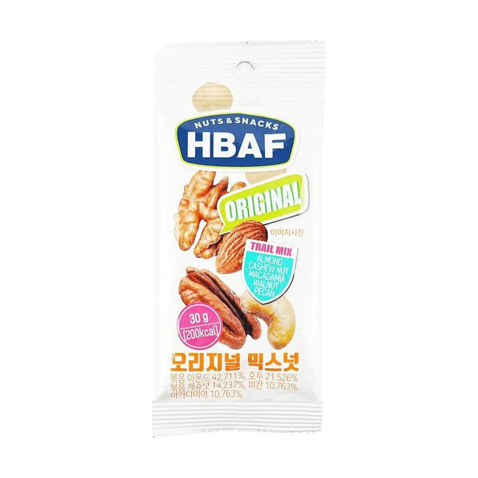 韩国HBAF芭蜂 原味混合坚果 30g