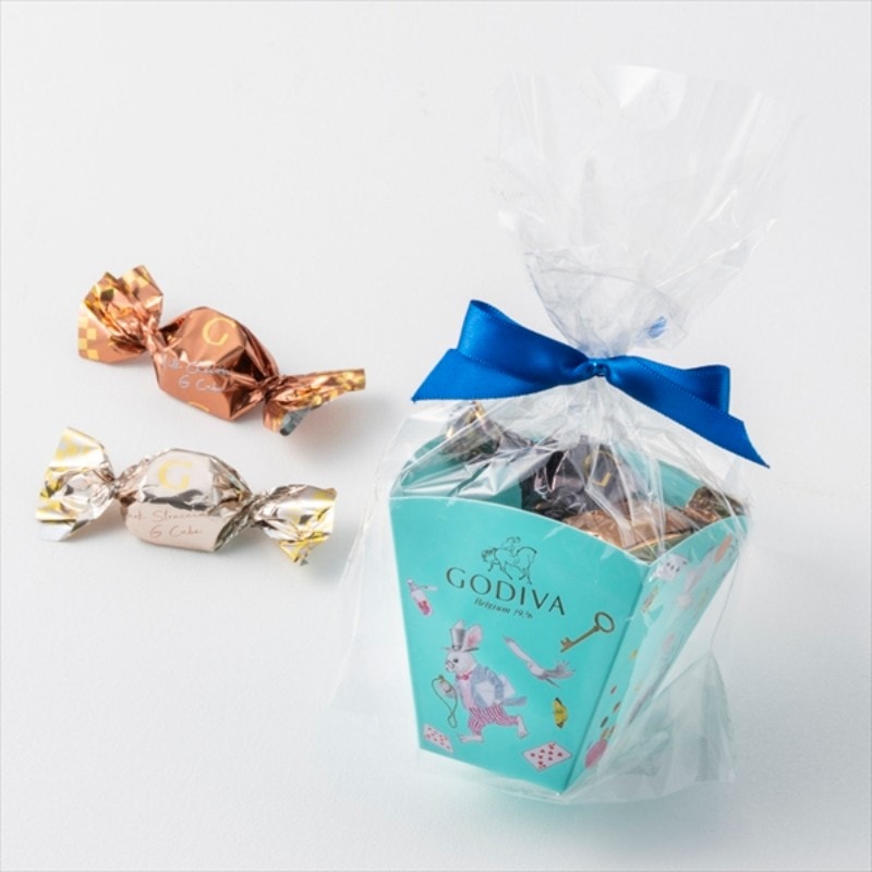 【日本直邮】 比利时 GODIVA 日本   2026情人节 期间限定 爱丽丝下午茶系列 什锦巧克力礼袋 5粒装
