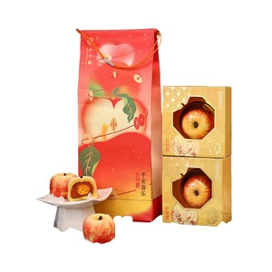 [중국 직배송] 지웨이관 크리스마스 사과 페이스트리는 정성껏 만든 크리스마스 간식으로, 연휴나 모임에서 함께 나눠 먹기 좋습니다. 100g