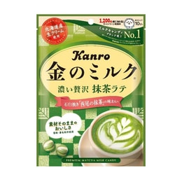 Kanro Gold Milk Candy Matcha Latte Flavor 70g
