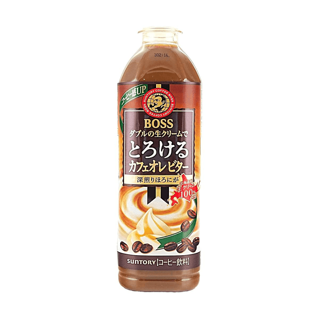 SUNTORY Boss Cafe Au Lait Coffee, 16.91 fl oz【Japan's No.1