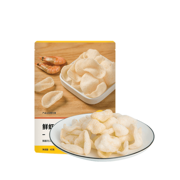 商品详情 - 【中国直邮】网易严选 鲜虾片真虾肉 40克 原味 40克 含30