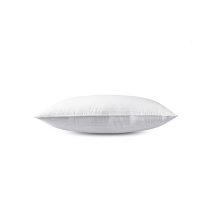 LifeEase Star Hotel Experience 95% Goose Down Class A Cotton Jacquard Down Pillow White Jacquard Middle Pillow