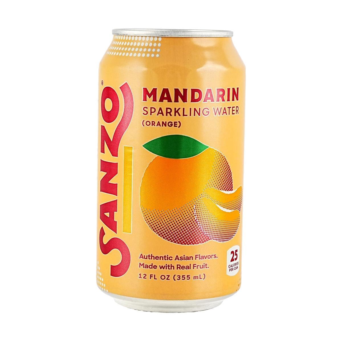 Sanzo Mandarin Orange Juice Sparkling Water, 12 fl oz - Yami.com