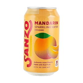 SANZO 橘子味气泡饮料 355ml