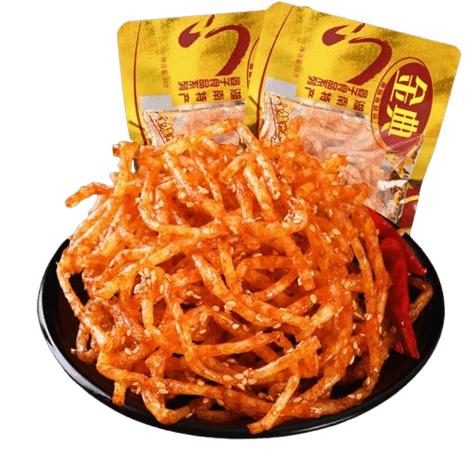 Jindian Spicy Strips Spicy Shredded Hunan Specialties Classic 1Pk