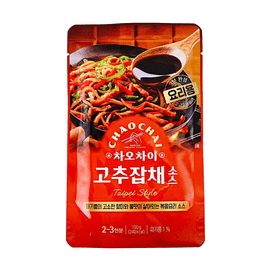 韩国CHAOCHAI 辣炒时蔬酱 炒杂菜酱料 100g【韩式杂菜风味 配饭配面】【台北风味】