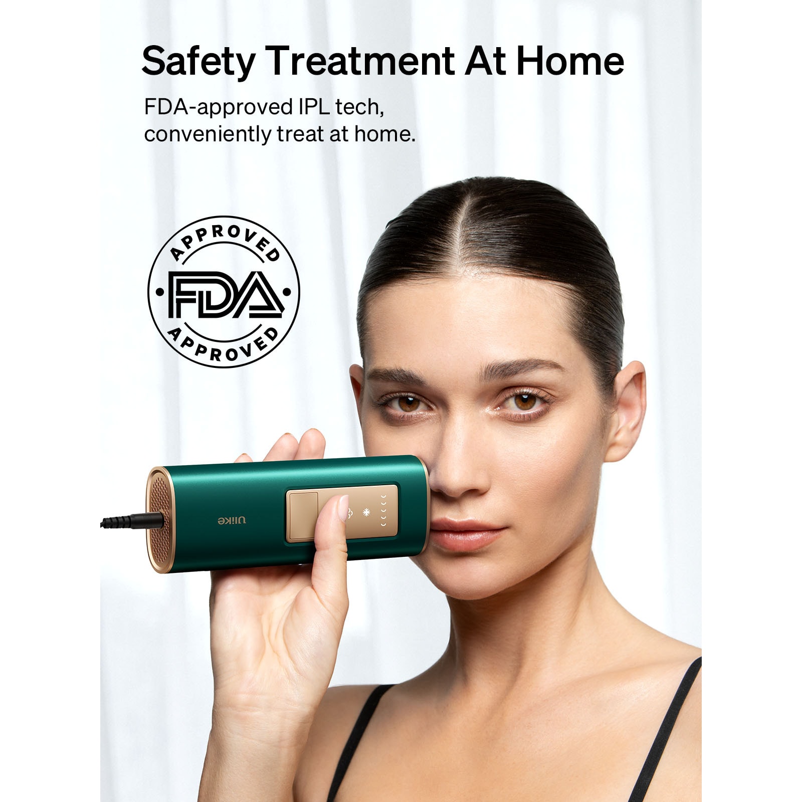 IPL Hair Removal Air+ Device with Sapphire Ice-Cooling Technology