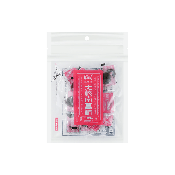 小梅屋 无核南高梅 白桃味 80g