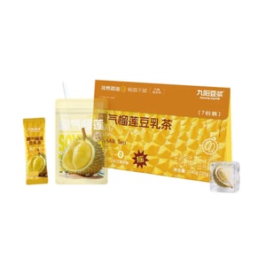 Powerful Durian Soy Milk Tea 20g*7 strips [A faint milk aroma] [Refreshing and not greasy] [Low calories and no burden]