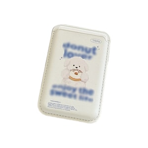 【中国直送】HSPM Apple MagSafe 磁気カードホルダー - ホワイトベア