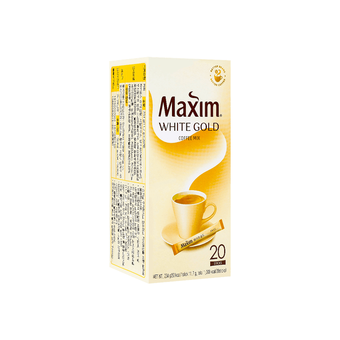 韓國MAXIM麥馨 白金咖啡 20 pack 【低溫長烘焙】