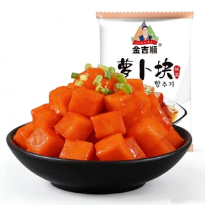 Jinjishun Korean-style radish cubes 1 bag 250g Yanbian-style honey radish sweet, salty, mildly spicy pickled vegetables, side dish