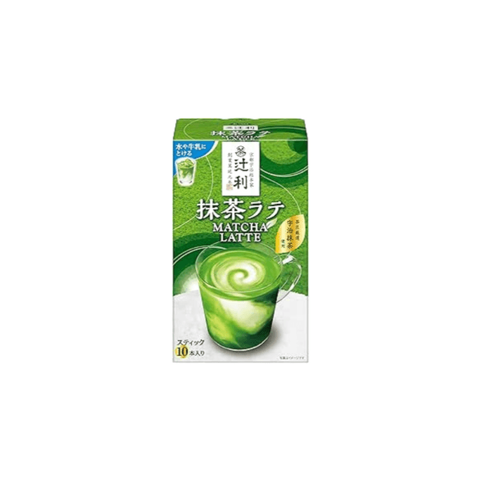 日本 片岡 辻利 茶匠嚴選 抹茶拿鐵 10條裝