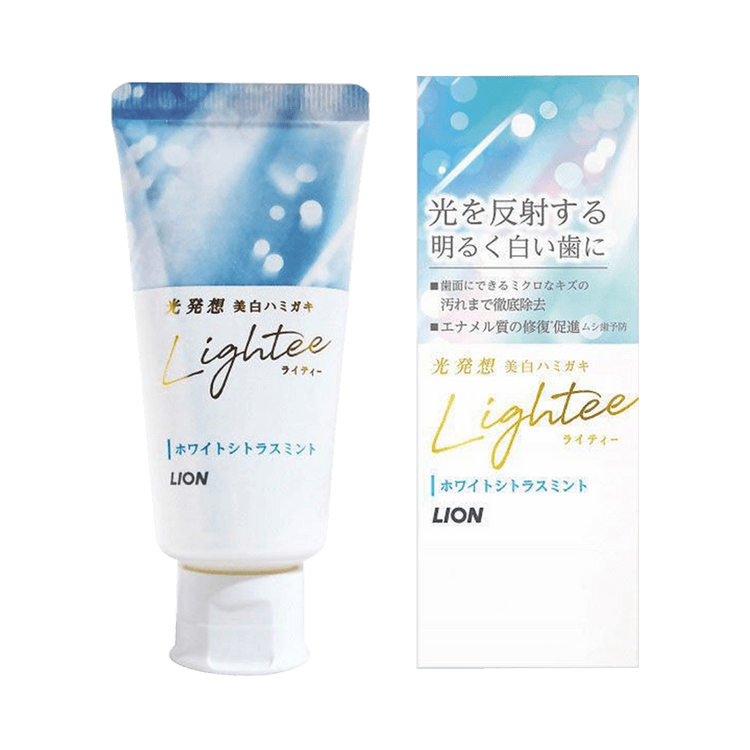 LION Lightee Luminous Realm Highlighted Toothpaste Cozy White