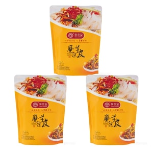 秦食皇 魔芋凉皮 麻酱味 236g*3【低脂低卡轻食代餐】【亚米独家】