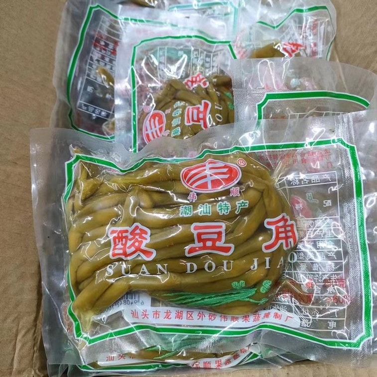 偉順 酸豆角 老壇缸豆 醃長豆 鹹菜 泡菜 醃酸菜 下飯菜 拌飯醬 250g 肉末酸豆角 【全潮汕最好吃最脆爽的酸豆角】 12