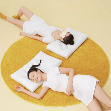 躺岛 波纹侧睡矮枕头 助眠超柔软低枕 适合头部前倾人群 60*40*8cm