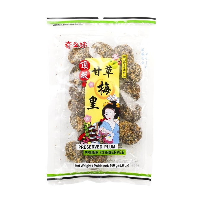奇之味 頂級甘草梅皇 袋裝 160g