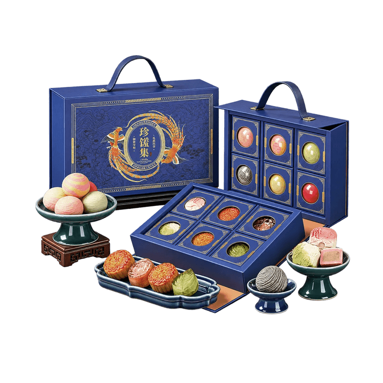 Full Moon Autumn Gift Box 26.03oz 【Zhen Xiu Ji】【Mid-Autumn Mooncake Gift Box】 4