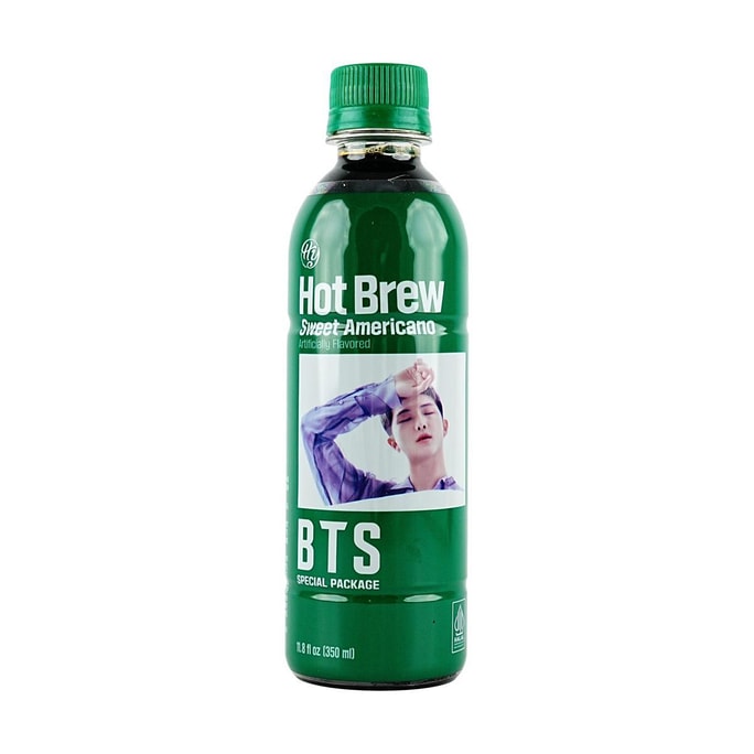 방탄소년단 핫브루 스윗 아메리카노 0 슈가 커피 11.8 fl oz