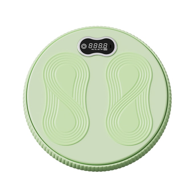Home Fitness Equipment Twisting Disc Fat Loss Slimming Intelligent Counting Genki Green