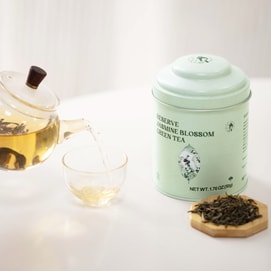 茶颜悦色 原叶茶-东方茉莉绿茶 50g【茉莉双韵 茶香四溢】 原叶真花香 醇厚回甘 伴手自饮皆宜【亚米独家】
