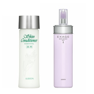 [일본 직배송] 재팬 알비온 아오르빈 워터밀크 세트 헬시 워터 330ml + 1호 모이스처라이징 침투 밀크(상큼한 타입) 200g