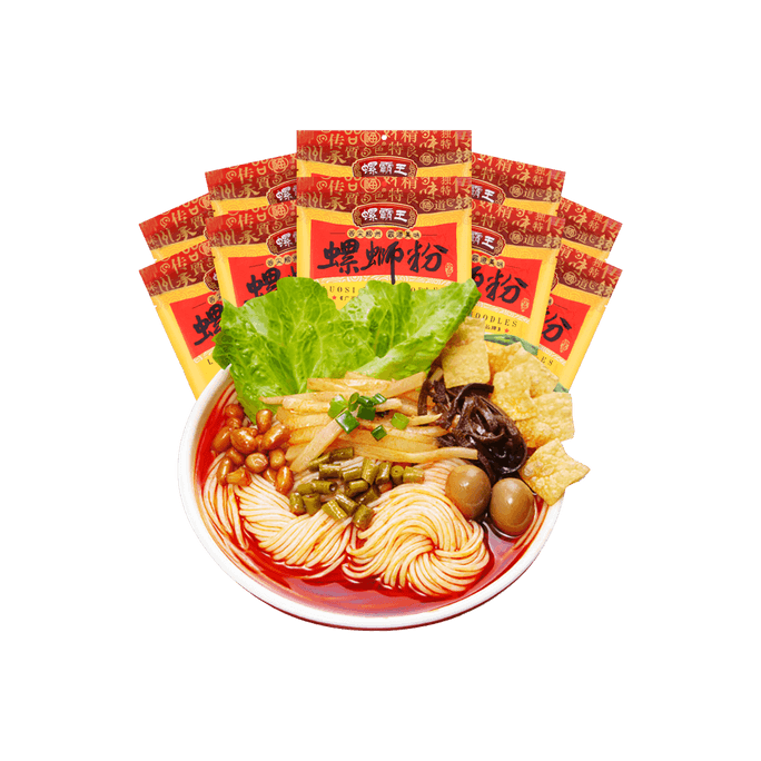 【Value Pack】Luo Si Fen River Snail Rice Noodles 10 Pieces* 9.87oz