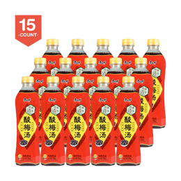【Value Set】Tangerine Peel&Plum Drink 500ml Pack of 15