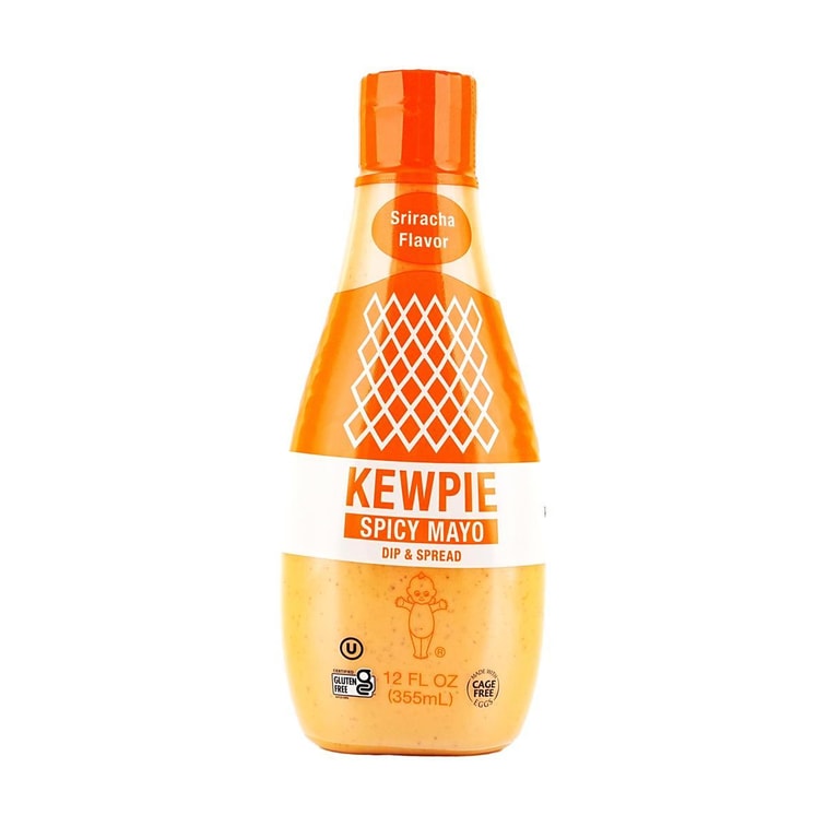 日本KEWPIE丘比 是拉差蛋黄酱 辣味美乃滋 355ml【蔬菜沙拉三明治炸鸡酱】 3