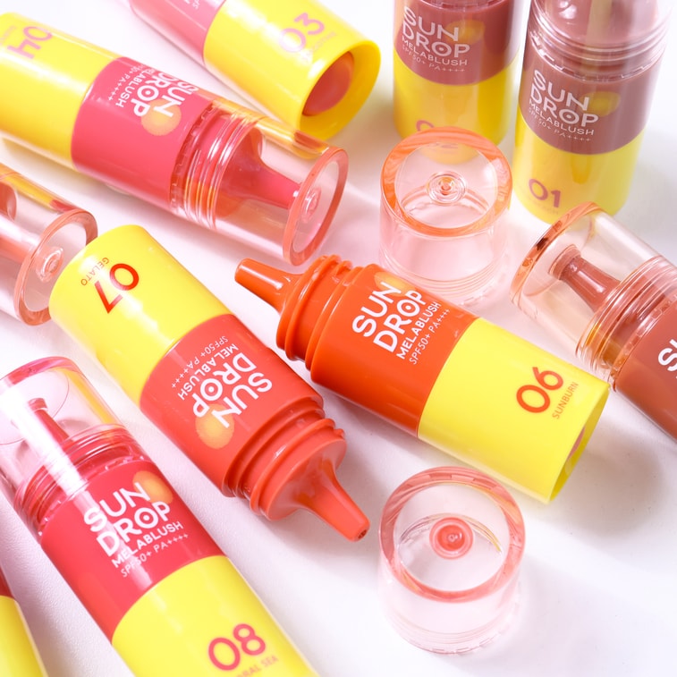 SUNDROP MELABLUSH SPF50+ PA++++ #02 PINK SAND 6g 12