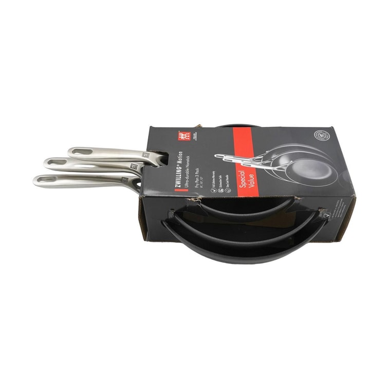 德國ZWILLING雙立人 鋁製不沾煎鍋組合 鍋具組 8"+10"+12"平底鍋3件套 6