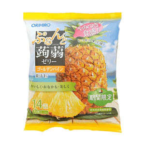 Konjac Jelly Pineapple Flavor 6 pieces 【限定版】【弾力のある食感】